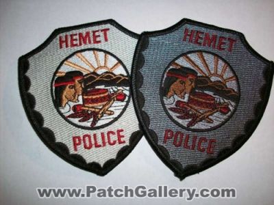 Hemet Police Department (California)
Thanks to 2summit25 for this picture.
Keywords: dept.