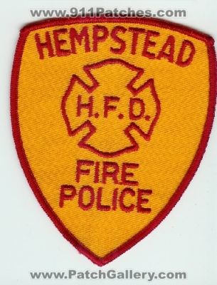 Hempstead Fire Police Department (New York)
Thanks to Mark C Barilovich for this scan.
Keywords: dept. h.f.d. hfd