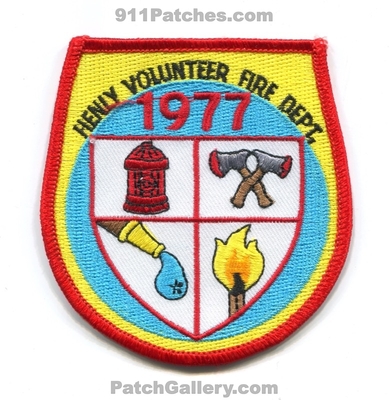 Henly Volunteer Fire Department Patch (Texas)
Scan By: PatchGallery.com
Keywords: vol. dept. 1977