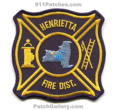 Henrietta Fire District Patch (New York)
Scan By: PatchGallery.com
Keywords: dist. department dept.