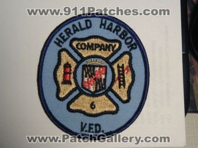 Herald Harbor Volunteer Fire Department Company 6 (Maryland)
Thanks to Mark Stampfl for this picture.
Keywords: dept. v.f.d.