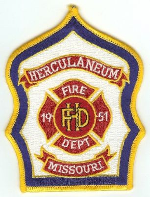 Herculaneum Fire Dept
Thanks to PaulsFirePatches.com for this scan.
Keywords: missouri department