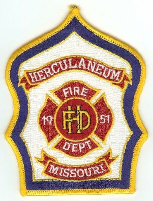 Herculaneum Fire Dept
Thanks to PaulsFirePatches.com for this scan.
Keywords: missouri department