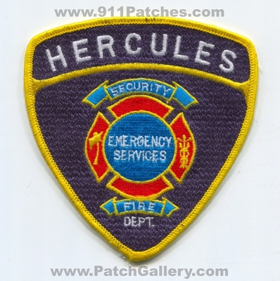 Hercules Fire Department Security Emergency Services Patch (Utah)
Scan By: PatchGallery.com
Keywords: dept.