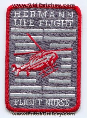Hermann Life Flight Flight Nurse Patch (Texas)
Scan By: PatchGallery.com
Keywords: ems air medical helicopter ambulance memorial lifeflight