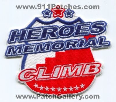 Heroes Memorial Climb Patch (Texas)
Scan By: PatchGallery.com
[b]Patch Made By: 911Patches.com[/b]
Keywords: fire ems police www.goheroes.org