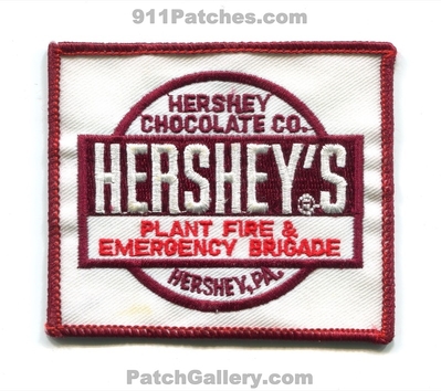 Hershey Chocolate Company Plant Fire and Emergency Brigade Patch (Pennsylvania)
Scan By: PatchGallery.com
Keywords: hersheys co. & emergency response team ert ems rescue hazardous materials hazmat haz-mat industrial