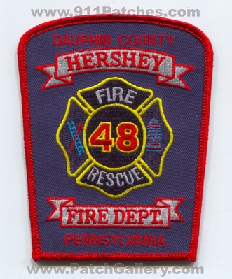 Hershey Fire Rescue Department 48 Dauphin County Patch (Pennsylvania)
Scan By: PatchGallery.com
Keywords: dept. co. hersheys chocolate candy