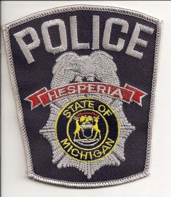 Hesperia Police
Thanks to EmblemAndPatchSales.com for this scan.
Keywords: michigan