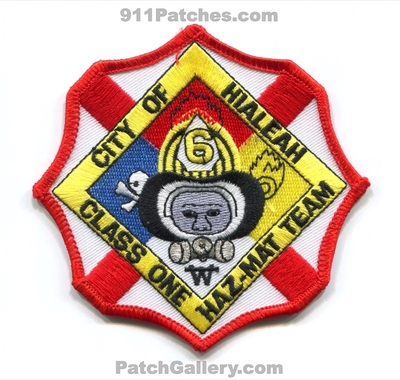 Hialeah Fire Department Class One Haz-Mat Team Patch (Florida)
Scan By: PatchGallery.com
Keywords: city of dept. 1 hazmat hazardous materials