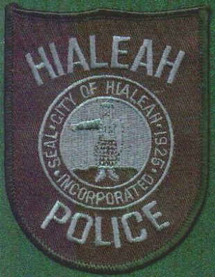 Hialeah Police
Thanks to EmblemAndPatchSales.com for this scan.
Keywords: florida city of