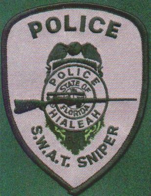 Hialeah Police S.W.A.T. Sniper
Thanks to EmblemAndPatchSales.com for this scan.
Keywords: florida swat