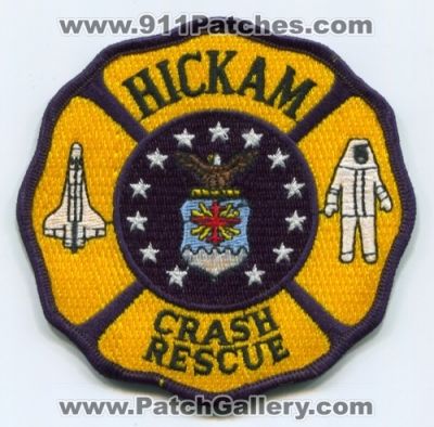 Hickam Air Force Base Crash Rescue Department (Hawaii)
Scan By: PatchGallery.com
Keywords: afb cfr dept. arff aircraft airport firefighter firefighting usaf military