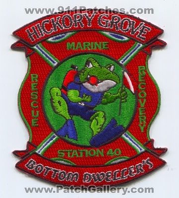 Hickory Grove Fire Department Station 40 (South Carolina)
Scan By: PatchGallery.com
Keywords: dept. company co. marine rescue recovery scuba diver from bottom dwellers