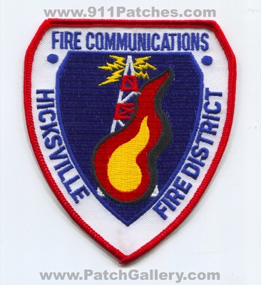 Hicksville Fire District Fire Communications 911 Dispatcher Patch (New York)
Scan By: PatchGallery.com
Keywords: dist. department dept.