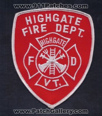 Highgate Fire Department (Vermont)
Thanks to Paul Howard for this scan.
Keywords: dept. fd vt.