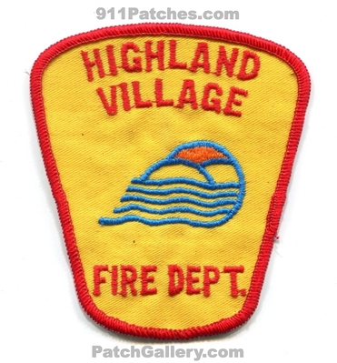 Highland Village Fire Department Patch (Texas)
Scan By: PatchGallery.com
Keywords: dept.