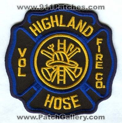 Highland Hose Volunteer Fire Company (New York)
Scan By: PatchGallery.com
Keywords: co. department dept.