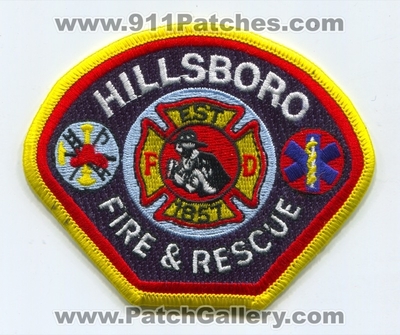 Hillsboro Fire and Rescue Department Patch (Ohio)
Scan By: PatchGallery.com
Keywords: & dept. fd est 1857