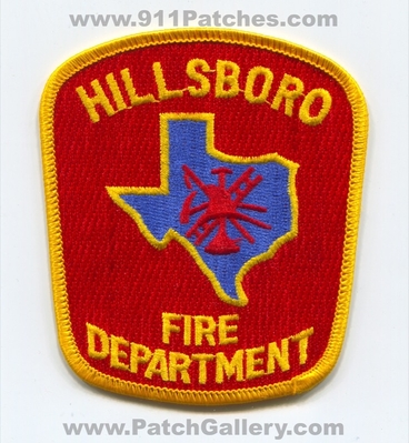 Hillsboro Fire Department Patch (Texas)
Scan By: PatchGallery.com
Keywords: dept.