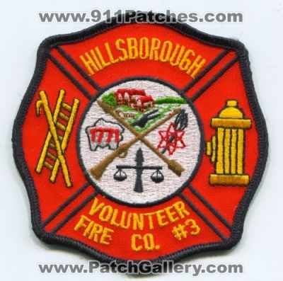 Hillsborough Volunteer Fire Company Number 3 (New Jersey)
Scan By: PatchGallery.com
Keywords: co. no. #3 department dept.