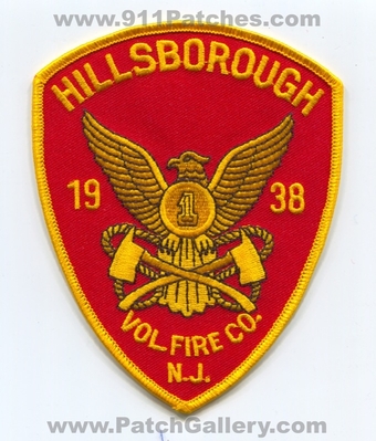 Hillsborough Volunteer Fire Company 1 Patch (New Jersey)
Scan By: PatchGallery.com
Keywords: vol. co. number no. #1 department dept. n.j. nj 1938