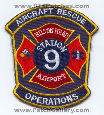 Hilton Head Airport Fire Department Station 9 Aircraft Rescue Operations Patch (South Carolina)
Scan By: PatchGallery.com
Keywords: dept. sta. co. company arff a.r.f.f. firefighter firefighting cfr c.f.r. crash