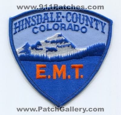 Hinsdale County Emergency Medical Technician EMT Patch (Colorado)
[b]Scan From: Our Collection[/b]
Keywords: co. e.m.t. ems services ambulance