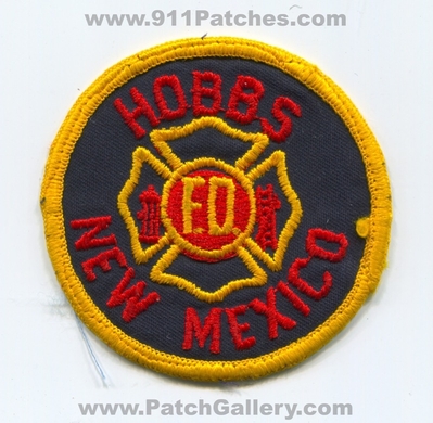Hobbs Fire Department Patch (New Mexico)
Scan By: PatchGallery.com
Keywords: dept. f.d. fd