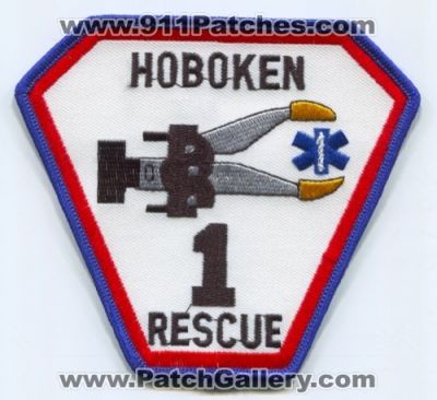 Hoboken Fire Department Rescue 1 Patch (New Jersey)
Scan By: PatchGallery.com
Keywords: dept. company co.