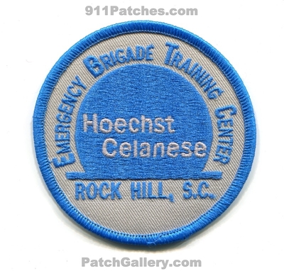 Hoechst Celanese Rock Hill Emergency Brigade Training Center Patch (South Carolina)
Scan By: PatchGallery.com
Keywords: response team ert fire ems hazmat haz-mat industrial plant