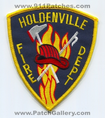 Holdenville Fire Department Patch (Oklahoma)
Scan By: PatchGallery.com
Keywords: dept.