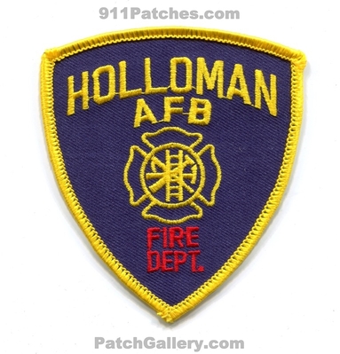 Holloman Air Force Base AFB Fire Department USAF Military Patch (New Mexico)
Scan By: PatchGallery.com
Keywords: dept.