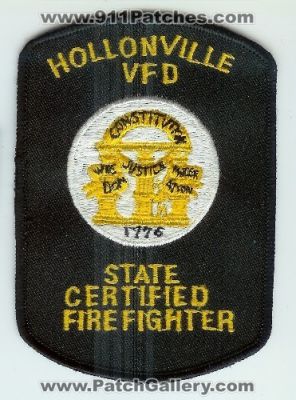 Hollonville Volunteer Fire Department State Certified FireFighter (Georgia)
Thanks to Mark C Barilovich for this scan.
Keywords: vfd