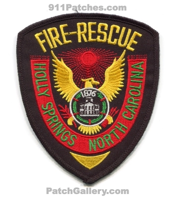 Holly Springs Fire Rescue Department Patch (North Carolina)
Scan By: PatchGallery.com
Keywords: dept.