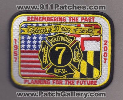 Hollywood Volunteer Fire Department 50 Years (Maryland)
Thanks to Paul Howard for this scan.
Keywords: v.f.d. vfd dept.