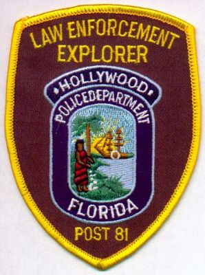 Hollywood Police Law Enforcement Explorer Post 81
Thanks to EmblemAndPatchSales.com for this scan.
Keywords: florida department
