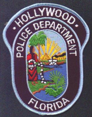 Hollywood Police Department
Thanks to EmblemAndPatchSales.com for this scan.
Keywords: florida