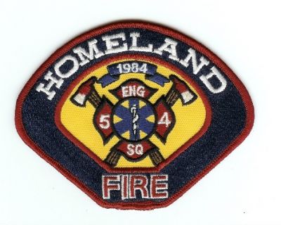 Homeland Fire
Thanks to PaulsFirePatches.com for this scan.
Keywords: california engine squad 54