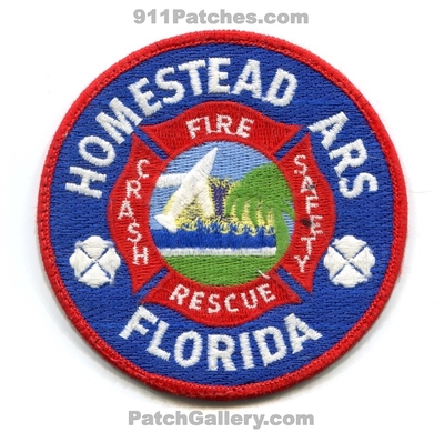 Homestead Air Reserve Station ARS Crash Fire Rescue Department USAF Military Patch (Florida)
Scan By: PatchGallery.com
Keywords: a.r.s. base arb a.r.b. dept. cfr arff aircraft airport firefighter firefighting safety