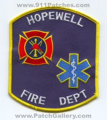 Hopewell Fire Department Patch (Mississippi)
Scan By: PatchGallery.com
Keywords: dept.