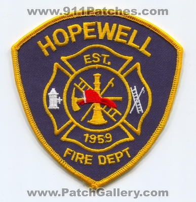 Hopewell Fire Department Patch (New York)
Scan By: PatchGallery.com
Keywords: dept.