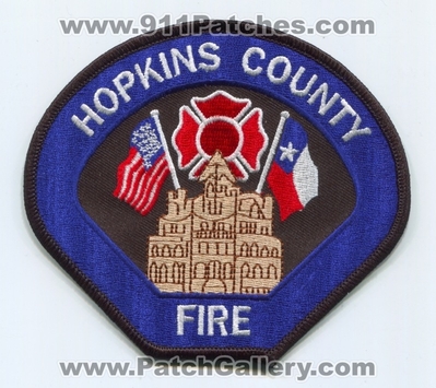 Hopkins County Fire Department Patch (Texas)
Scan By: PatchGallery.com
Keywords: co. dept.