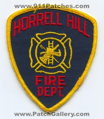 Horrell Hill Fire Department Patch (South Carolina)
Scan By: PatchGallery.com
Keywords: dept.