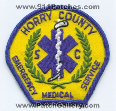 Horry County Emergency Medical Services EMS Patch (South Carolina)
Scan By: PatchGallery.com
Keywords: co. sc
