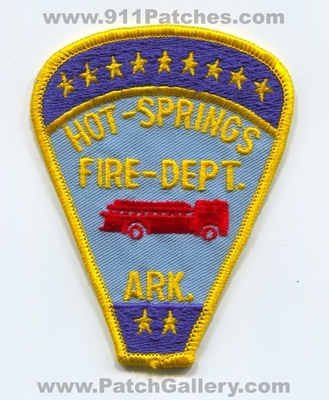 Hot Springs Fire Department Patch (Arkansas)
Scan By: PatchGallery.com
Keywords: dept. ark.