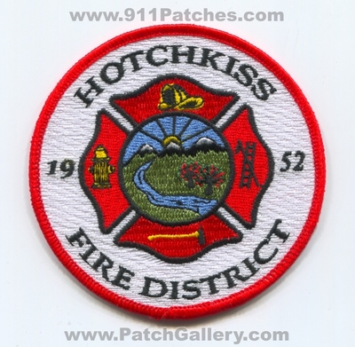 Hotchkiss Fire District Patch (Colorado)
[b]Scan From: Our Collection[/b]
Keywords: dist. department dept. 1952