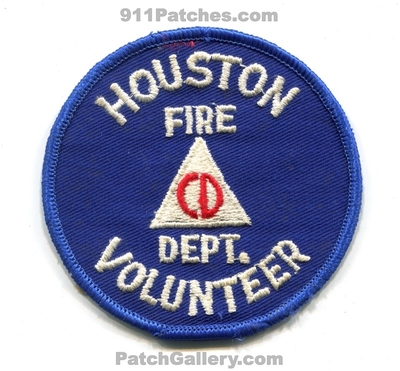 Houston Volunteer Fire Department Civil Defense Patch (Texas)
Scan By: PatchGallery.com
Keywords: vol. dept. cd