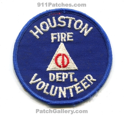 Houston Volunteer Fire Department Civil Defense Patch (Texas)
Scan By: PatchGallery.com
Keywords: vol. dept. cd
