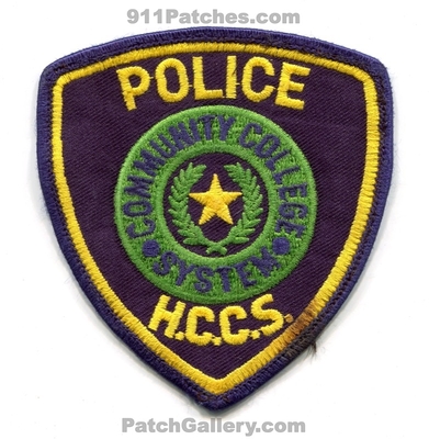 Houston Community College System Police Department Patch (Texas)
Scan By: PatchGallery.com
Keywords: hccs h.c.c.s. dept.
